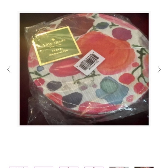 Kate Spade Floral Travel Jewelry Box / Case great Christmas Gift! - Picture 9 of 10